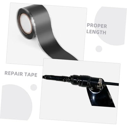 Cabilock Waterproof Tape Sealing Plumber Tape Caulk Duct Mastic Strips Repair Leak Sealer Removable Sealant Fix Leaks Flexible Tanking Adhesive for Sticky Black