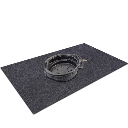 2pcs Cleanable Floor Oil Spill Mat(36”x60”) Oil Absorbing pad Durable Protective Surface Can be Used for car Oil Change - size: 2-2Pack 36”x60”