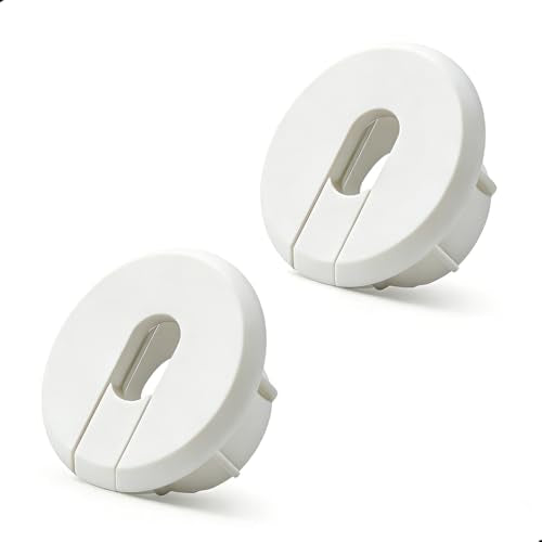 1 Inch Wall Hole 2-5 Cables Feed Through Bushings for Starlink Cable Masonry Routing Kit Ethernet Grommet, Wall Pass Through Bushing for Coax Coaxial/Network/CCTV Cable, 2 Pack - style: 1 inch Wall Hole for 2-5 Cables