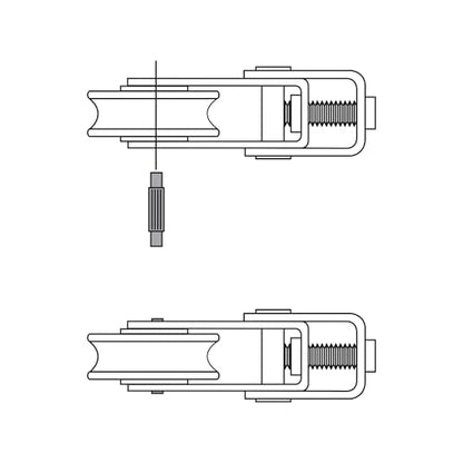 Prime-Line D 1799 1-1/2 In. Patio Door Roller Replacement Kit (2 Pack) - size: 1-1/2 in.