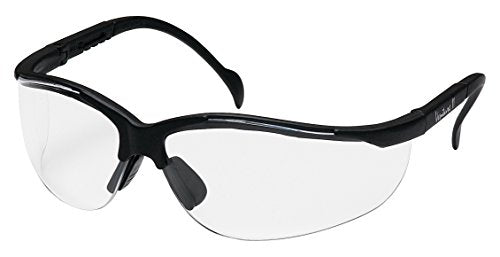 Pyramex Venture II Safety Eyewear, Indoor/Outdoor Mirror Anti-Fog Lens - color: Black Frame