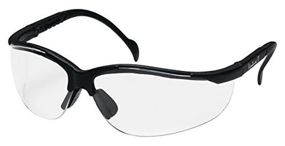 Pyramex Venture II Safety Eyewear, Indoor/Outdoor Mirror Anti-Fog Lens - color: Black Frame