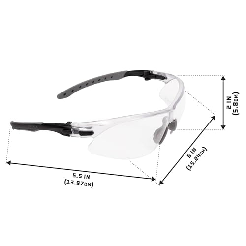 ULTRX Unisex Safety Glasses - color: Clear