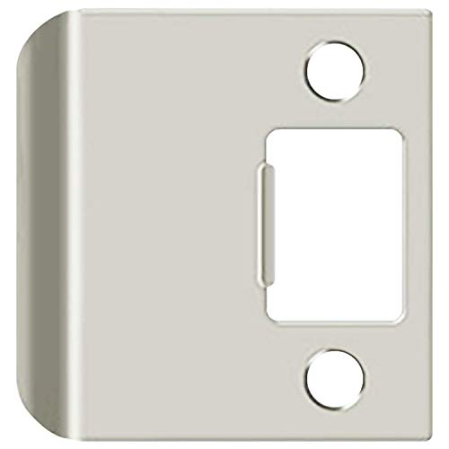 Nuk3y SP225 2-1/4" x 2-1/4" Extended Lip Strike Plate, Satin Nickel - color: Satin Nickel, size: "2-1/4"" x 2-1/4"""