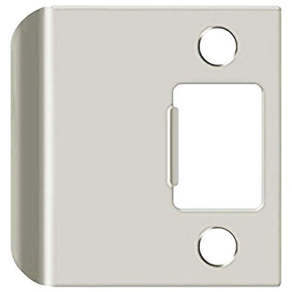 Nuk3y SP225 2-1/4" x 2-1/4" Extended Lip Strike Plate, Satin Nickel - color: Satin Nickel, size: "2-1/4"" x 2-1/4"""