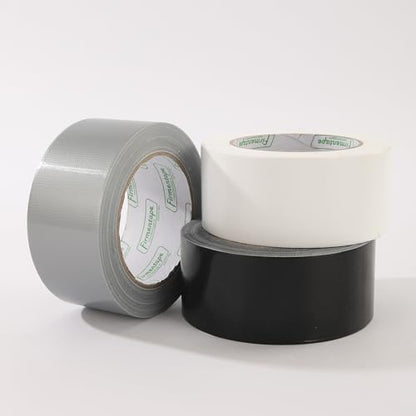 Firmentape] Heavy Duty Cloth Waterproof Tape 2" x50ft, Fiberglass Reinforced for Roofing/Pipes, Butyl Rubber Adhesive - Weatherproof & UV Resistant (Black) - color: black out