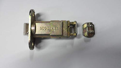 Weslock 12720xN Adjustable Backset Spring Latch for 600 Series Interior Locks Satin Nickel Finish