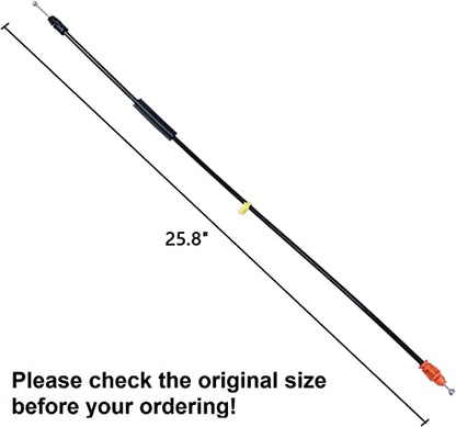Door Cable Latch Kit Compatible with 2007-2014 Chevy Silverado Tahoe Yukon Sierra Escalade, 25.8" Driver/Passenger Side Front Doors for Power Door Locks-Replace 924-481 22862028 - size: 25.8" Door Latch Release Cable