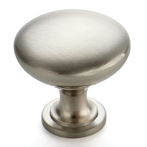Ravinte 1 Pack Kitchen Cabinet Knobs Dresser Knobs Satin Nickel Drawer Pulls Brushed Nickel Door Handles for Drawer Cupboard and Dresser - color: Brushed Nickel