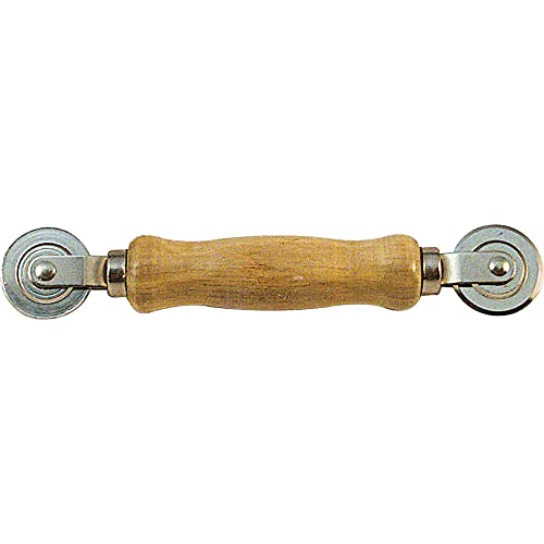 Prime-Line P 7508 Screen Rolling Tool with Wood Handle and Steel Ball Bearing Wheels (Single Pack) - size: 1/16/ in. x 1/8 in.