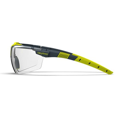 HexArmor VS300 Safety Glasses with Adjustable Side Arms Z87+ for Men and Women - color: Clear +1.0 / Anti Fog Anti Scratch