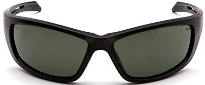 Venture Gear Howitzer Safety Glasses - color: Forest Gray Anti-fog Lens/ Black Frame