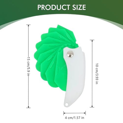 Silicone Seam Tool Professional Caulking Finger Caulk Remover Tool Silicone Remover Tool 9-in-1 Caulking Tool Kit for Bathroom, Kitchen, Floor, Window(green)