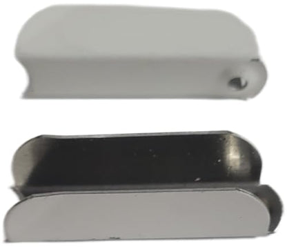Window Screen Hangers - White, Bronze, Tan, Mill/Silver (20 Pack) (White) - color: White