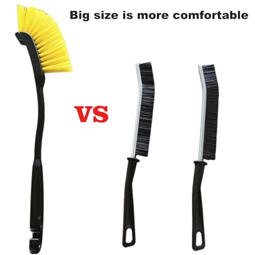 Crevice Cleaning Brush Multi Functional Gap Scrub Brush Tools for Kitchen Corners, Faucets, Baseboards & Bathroom Shower Tile Gaps, Grout, Sink & Household Tight Spaces, Dead Corners, Vehicle, Window