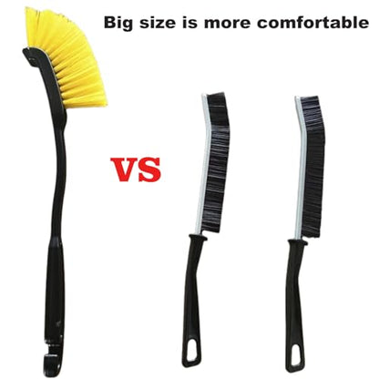 Crevice Cleaning Brush Multi Functional Gap Scrub Brush Tools for Kitchen Corners, Faucets, Baseboards & Bathroom Shower Tile Gaps, Grout, Sink & Household Tight Spaces, Dead Corners, Vehicle, Window