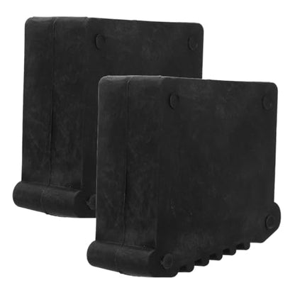 CALLARON 2 Pack Ladder Feet Pads Non Slip Rubber Replacement Covers for Step Ladder Feet Cushion Floor Protectors Anti Skid Stabilizer Pads for Indoor Outdoor Use