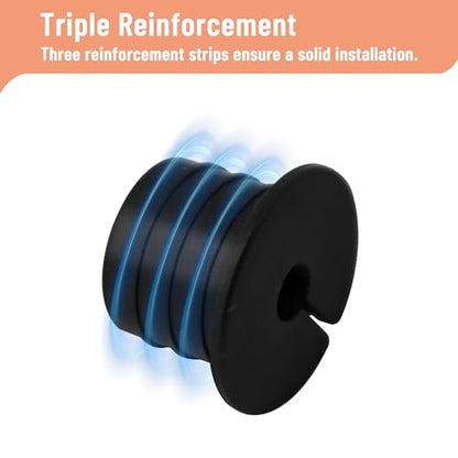Cable Routing Kit for Starlink for 1 inch Wall Hole, Wall Bushing Grommet, Starlink Accessories, Silicone Cable Wall Pass, Starlink Anti-Slip Wall Grommets for Cables (1 inch) 2 Pcs - size: 1 inch 2pcs