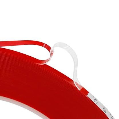 Clear Double Sided Tape, 3mm x 15M (0.12in x 50Ft), 0.5mm Thickness, Mounting Tape, Transparent Strong Acrylic Adhesive Tape for Cell Phone Camera Laptop LCD Strips Screen Repair - size: 3mm
