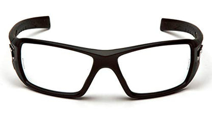 Pyramex SB10410D Velar, Black Frame/Clear Lens - color: Black Frame / Clear Lens