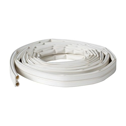 Duck Brand Max Strength Silicone Weatherstrip Seal for Doors and Windows, Self-Adhesive, Fits Medium Gaps from 1/8-1/4 Inches, .31 in. x .25 in. x 17 ft., White (Pack of 6) - size: (Pack of 6)