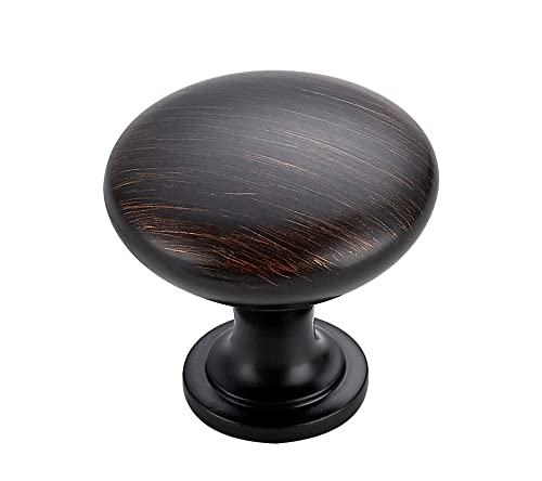 Ravinte 10 Pack Cabinet Knobs and Pulls - Oil Rubbed Bronze and Brass for Cabinets, Dressers, and Drawers - color: Oil Rubbed Bronze