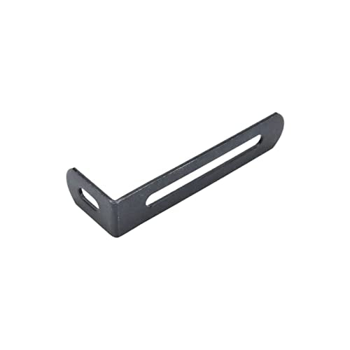 KUMGROT 10pcs L Shape Corner Brace Adjustable Corner Bracket with Slot Heavy Duty Black Shelf Bracket for Case Furniture 73×25×15mm/2.87×0.98×0.59in Black - size: 73mm, style: L-shaped Brackets