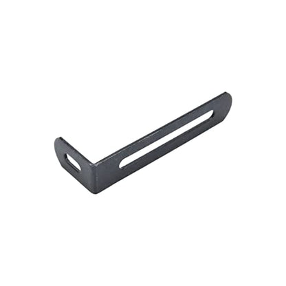 KUMGROT 10pcs L Shape Corner Brace Adjustable Corner Bracket with Slot Heavy Duty Black Shelf Bracket for Case Furniture 73×25×15mm/2.87×0.98×0.59in Black - size: 73mm, style: L-shaped Brackets