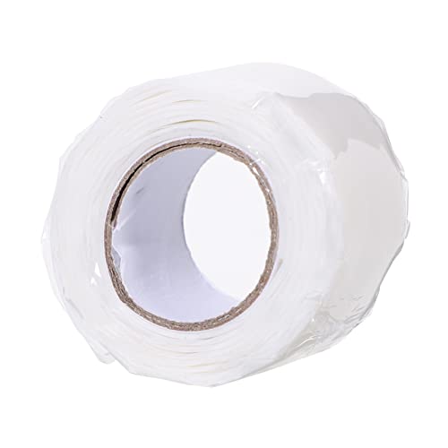 Flexible Silicone Rubber Sealing Tape for Leak Repair Self Adhesive Heavy Duty Sealant Strip Resistant to Compression and Weathering for Plumbing and Water Bucket Fixing