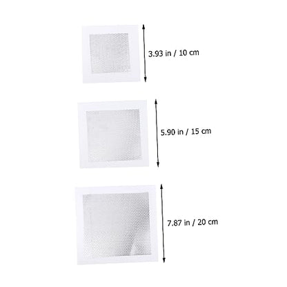 jojofuny 3pcs Self-Adhesive Wall Repair Patch Kit for Quick Drywall Hole Mending Mesh Patches for Wall Repair