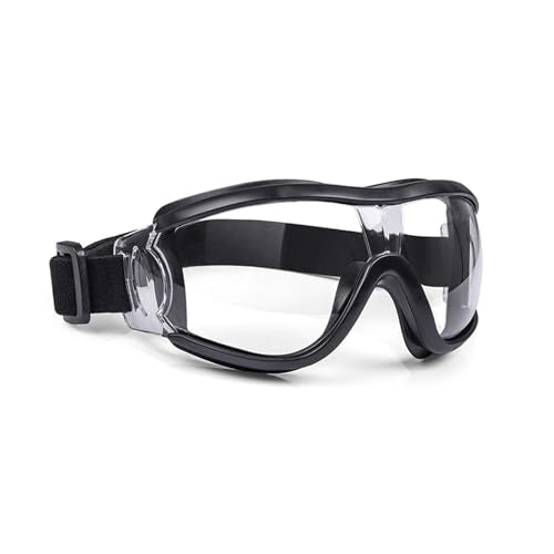 Kids Anti-fog Safety Goggles, Kids Lab Goggles, Adjustable, Compatible with Nerf Gun - color: Black