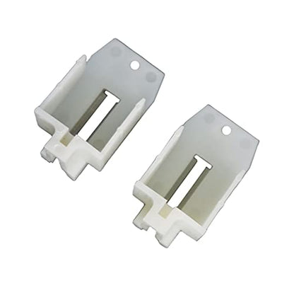 WRS 2-1/4" Pivot Bar Housing Set – Left & Right Hand Housing Replacement – Tilt Window Sash Support – Fixes Window that Won’t Tilt or Stay Balanced (White) - color: 2-1/4" LH & RH Pivot Bar Housing Set - White