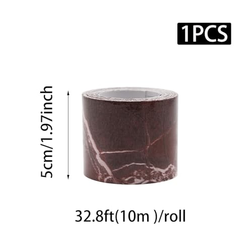 Lilaly 2 inches x 32 feet Wood Grain Repair Tape,Wood Grain Tape,Widely Used for Tables, Doors, Floor and DIY(Purple Red) - color: Purple Red