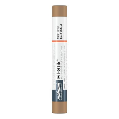 Mohawk Fil-Stik, Wax Putty Stick for Wood Repair, Light Walnut, M230-0206, 1 Count