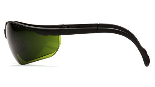 Pyramex Venture II Safety Eyewear, Indoor/Outdoor Mirror Anti-Fog Lens - color: Ir 3.0 Lens/ Black Frame