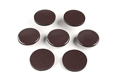 Super Sliders 3 1/2" Reusable Furniture Movers Sliders for Carpet and Hardwood, Brown (8 Pack) - color: Brown, size: 8 Pack