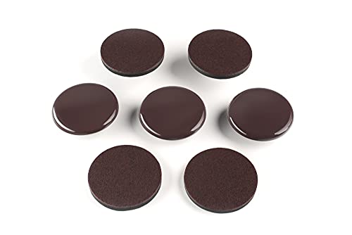 Super Sliders 3 1/2" Reusable Furniture Movers Sliders for Carpet and Hardwood, Brown (8 Pack) - color: Brown, size: 8 Pack