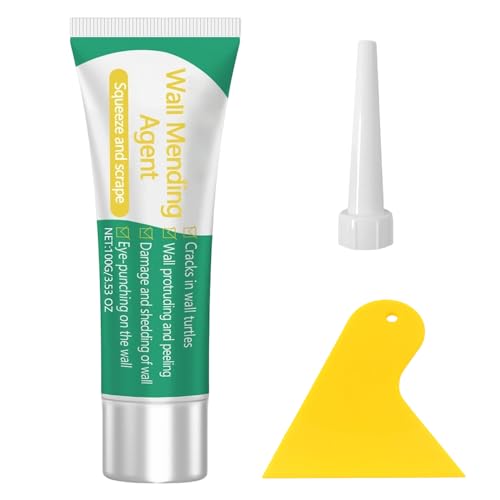 Drywall Patch Repair Kit with Scraper, Wall Mending Agent for Holes, Cracks, & Small Damage, Quick & Easy Solution for Home Wall Repair (1PC) - color: 1PC