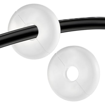 2pcs Wall Grommets for Cables Walls Cable Pass Through Accessories Wall Bushing Grommet Cable Grommets Routing Kit for Ethernet Cables Organizing Protecting Cord