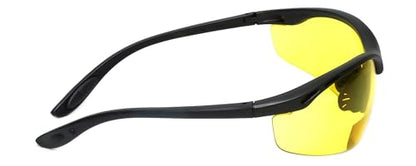 Calabria 91348 Anti Fog Bifocal Reading Safety Glasses Readers +1.50 Yellow Men Women Wraparound Eye Protection Shatterproof - color: Yellow