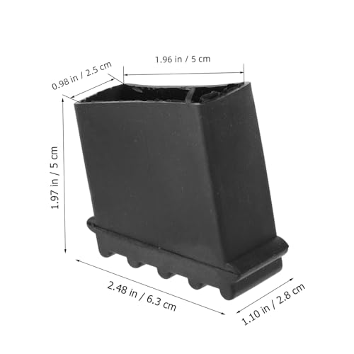 HOMSFOU 4pcs Ladder Mats Non-Slip Stair Treads Ladder Feet Covers Slip Wear-Resistant Easy to Install