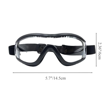 Kids Anti-fog Safety Goggles, Kids Lab Goggles, Adjustable, Compatible with Nerf Gun - color: Black