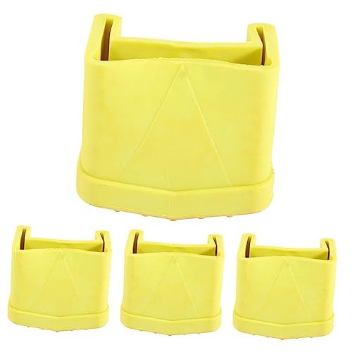 POPETPOP 4pcs Professional Ladder Feet Protectors Non-Slip Stair Treads Safety Devices for Ladders Home Use - color: Yellow