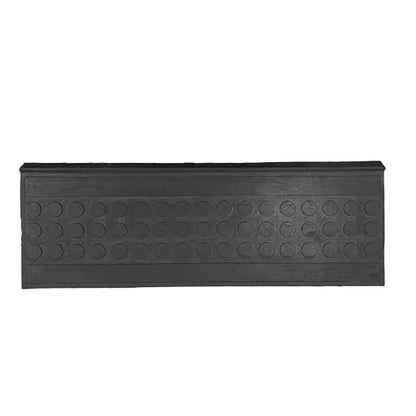 Ottomanson Bullnose Stair Treads Outdoor – Coin Heavy-Duty Non-Slip Stair Mats – Best Grip on Concrete, Brick & Textured Step – Fastening Required for Wooden & RV Steps, Pack of 5 - color: Black Coin - Bullnose