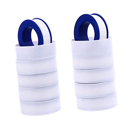 iplusmile 20pcs PTFE Thread Sealing Tape Pipe Sealant for Leak Prevention Adhesive Tape Suitable for All Threaded Plumbing Fittings Maintenance