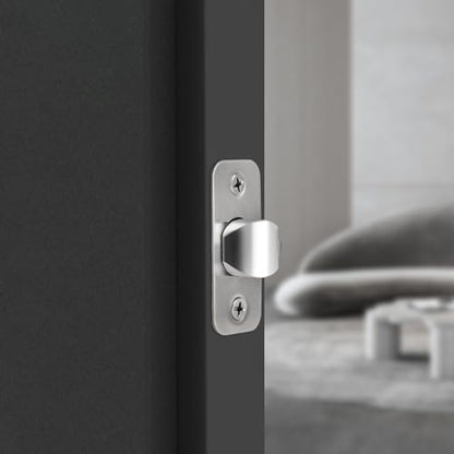Adjustable Deadlatch 2-3/8'' or 2-3/4'', Keyed Entry Door Lock 45° Turning Angle Replacement Latch and Strike with Dust Box,Smart Door Lock Deadlatch