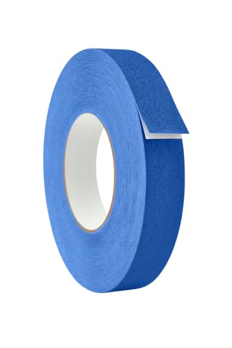 WOD Heavy Duty Anti Slip Tape Dark Blue - 1 inch x 60 ft. Non Skid Treads Weather Proof Indoor/Outdoor Traction Tape for No Slip Stairs ASTC32 - color: Dark Blue, size: 1 Inch (25mm)