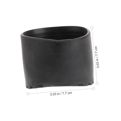 2pcs Non-Slip Pad for Ladder Ladder Legs Covers Outdoor Stair Treads Non-Slip Folding Feet Mat - size: 7.7X7.7CM