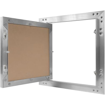 10" x 10" Waterproof Drywall Access Panel, Tileable and Paintable Ceiling and Wall Access Panel for Drywall, Wire Cover for Wall Covering Panels, Push to Open, Flush-Mount Wall Hole Cover - size: 10" X 10"