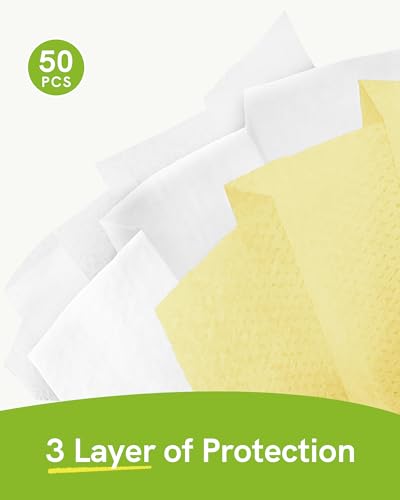 FriCARE Made in USA Disposable Face Masks, 3-Ply ASTM Level 3 Medical Grade, Breathable & Comfortable for Adult Daily Work/Sun Protection, 50 Pack Tropical Prism - color: Tropical Prism